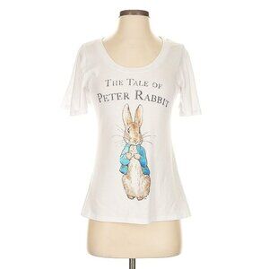 THE TALE OF PETER RABBIT BEATRIX POTTER Tee Shirt Top Official RARE EUC
